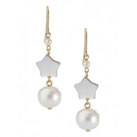 Nacre pearl earrings PEARLS LADY