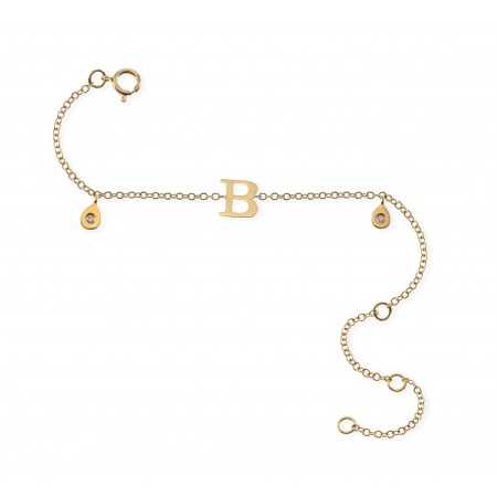 Bracelet initial letter B MINI DETAILS