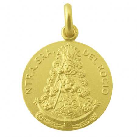 Medalla Virgen del Rocío Oro 18kt