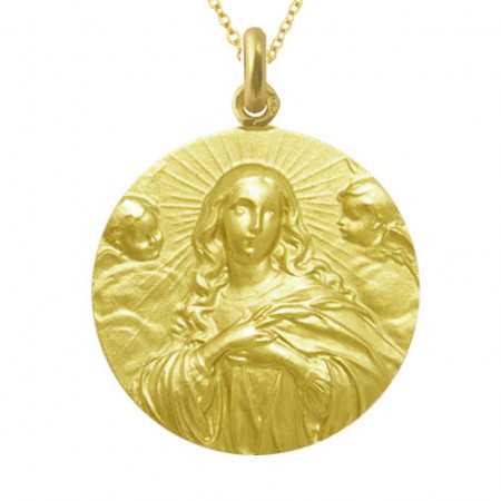 Medalla Inmaculada Concepción 18kt
