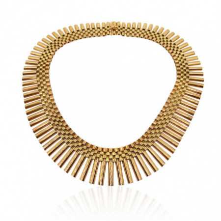 CLEOPATRA Barritas Yellow Gold Necklace