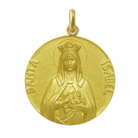 Medalla Santa Isabel 18Kt.