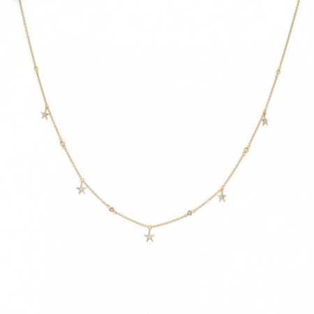 Gold Star necklace CELEBRITY 108