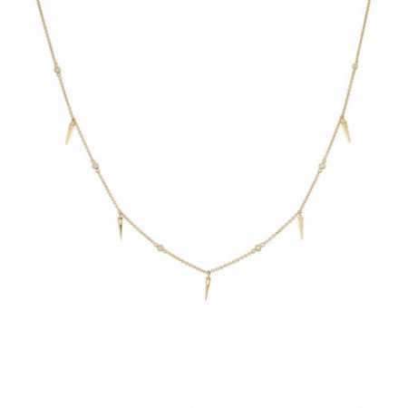 Gold necklace CELEBRITY skewers 108