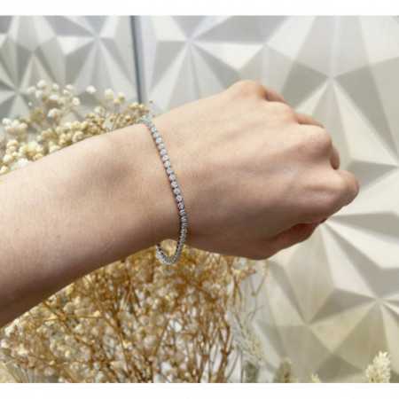 Diamond Bracelet RIVIERE CHATON 0.90Ct