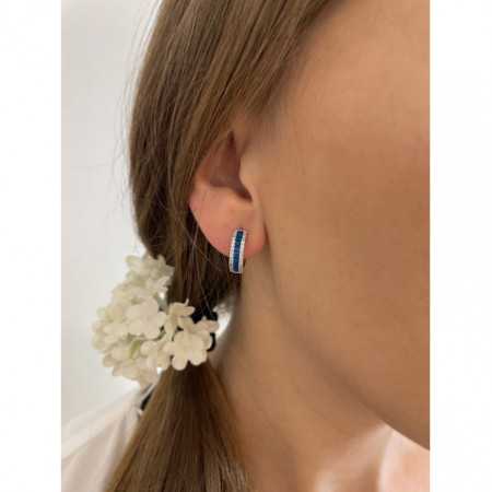 Sapphire earrings COLOR DIAMOND