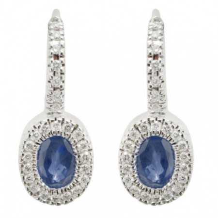 Sapphires diamond earrings ANNIVERSARY
