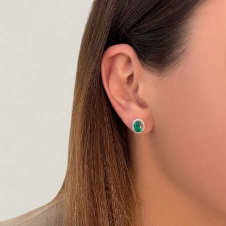 Emerald earrings Orla LIA 1.96