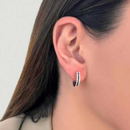Sapphire Hoop Earrings ELEGANT