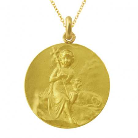 Saint John the Baptist Gold Medal 18 kt.