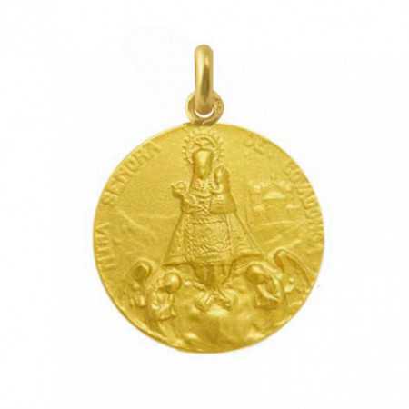 Medalla Virgen Covadonga 18kt