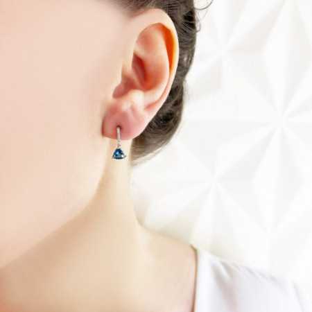Topaz and Diamond Earrings TRILLON