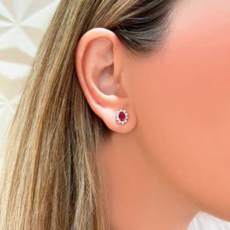 Ruby Orla Earrings 1.60 Ct.