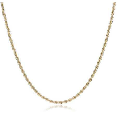 18kt Gold Chain SOLID CORD 4.5mm 60cm