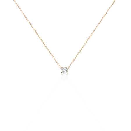 Collar Diamante Katherine 0.10-0.50Ct Solitario Oro Amarillo