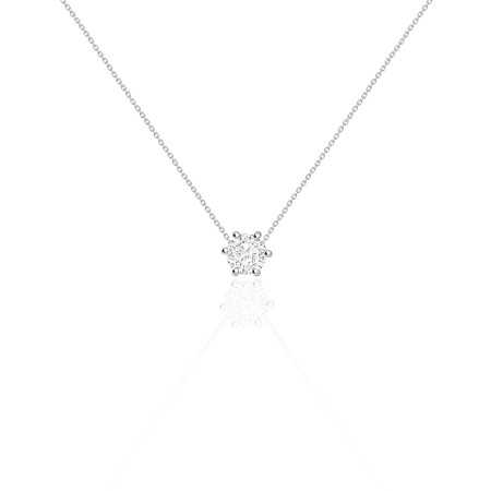 Collar Diamante Alexia 0.55-1.00Ct Solitario Oro Blanco