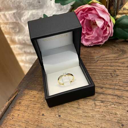 Jackie Engagement Ring Yellow Gold (18Kt) with Diamond 0.10-0.50ct
