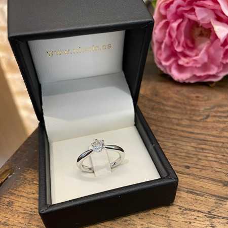 Alexia Platinum Engagement Ring with Diamond 0.10-0.50ct