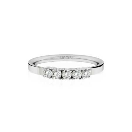 Diamond Wedding Ring 0.25 Eloise Line