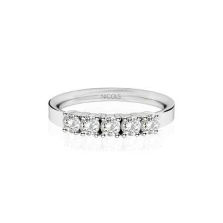 Diamond Wedding Ring 0.50 Eloise Line