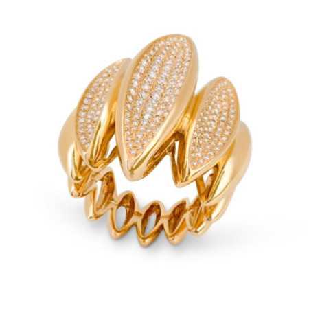 Gold Diamond Ring SHUTTLE