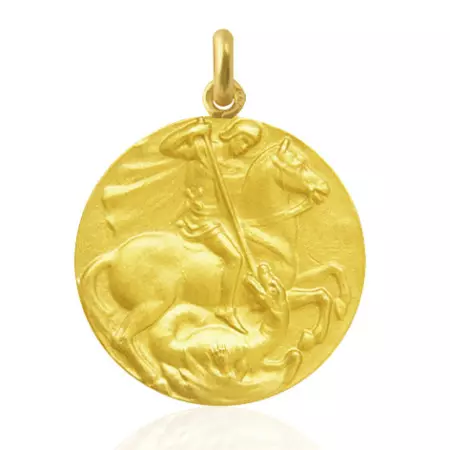 Medalla San Jorge Oro 18 kt.