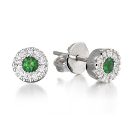 Emerald earrings Dormilona COLOR DIAMOND