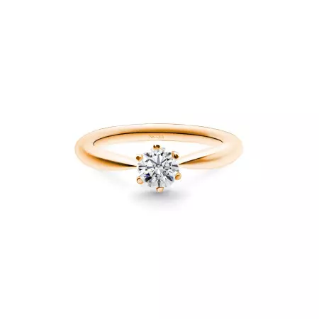 Alexia Engagement Ring Rose Gold (18kt) with Diamond 0.10-0.50ct
