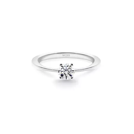 Katherine Engagement Ring White Gold (18kt) with Diamond 0.10-0.50ct