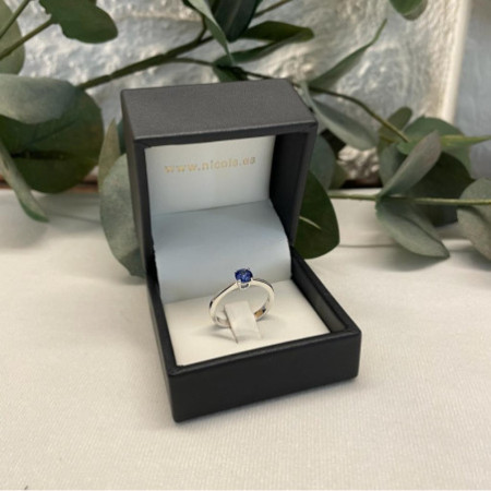 Isabella Sapphire Solitaire Ring 0.50ct