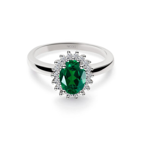 Emerald Engagement Ring 1.00 DALIA
