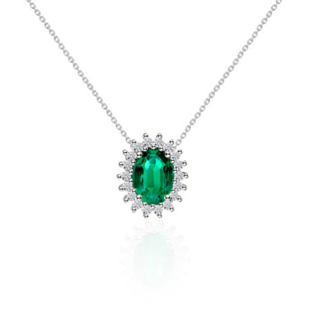 Emerald Necklace 1.00 and DALIA Diamonds
