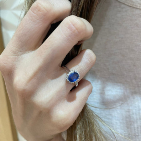 Orla Dalia Sapphire Ring 1.90