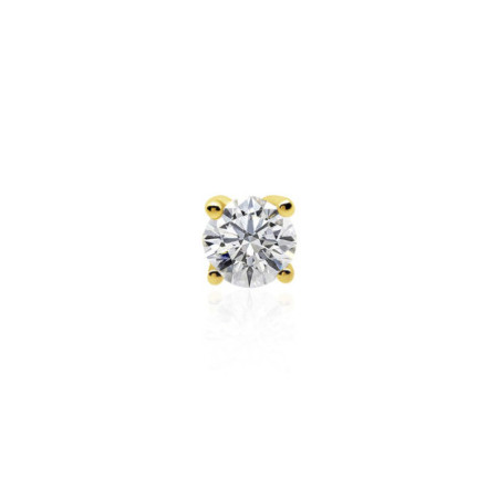 Pendientes de Diamantes Hombre 0.20-0.50ct Talla Brillante Jackie Oro Amarillo