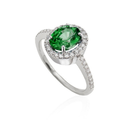 Emerald ring Orla LIA 0.90