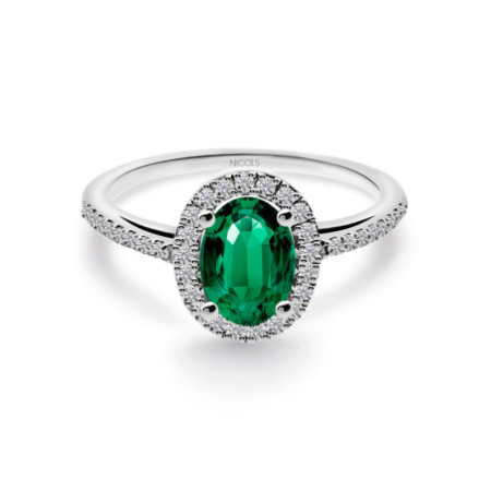 Emerald ring Orla LIA 0.98