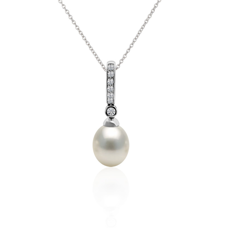 Sterling Silver Freshwater Pearl Necklace 666448/FW | Raleigh Diamond Fine  Jewelry | Raleigh, NC