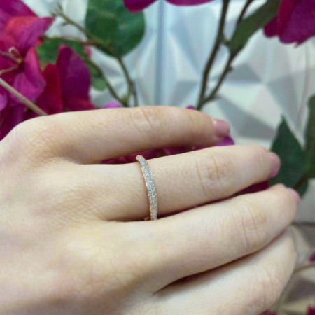 Diamond Ring LILIA 0.32 Rose Gold
