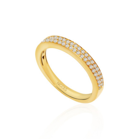 AZALEA Diamond Ring 0.35 Yellow Gold