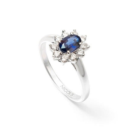 Dahlia Sapphire Ring 0.70