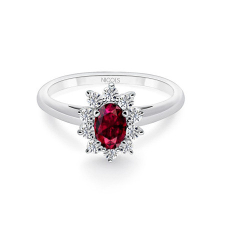 Ruby Dahlia Ring 0.80 20111291113