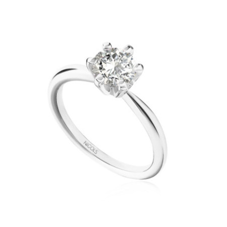 Alexia Engagement Ring White Gold (18kt) with Diamond 0.95ct
