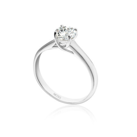 MEGAN Engagement Ring White Gold (18kt) with Diamond 1.15ct