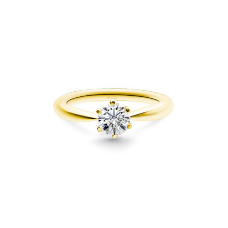 Alexia Engagement Ring Yellow Gold (18Kt) With Diamond 0.75Ct