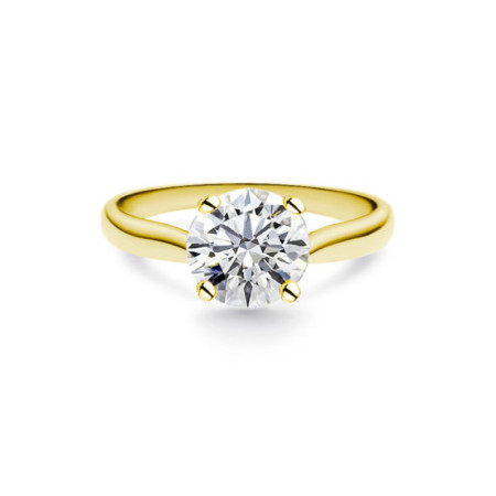 Diamond Ring 3 Ct Nicole Yellow Gold