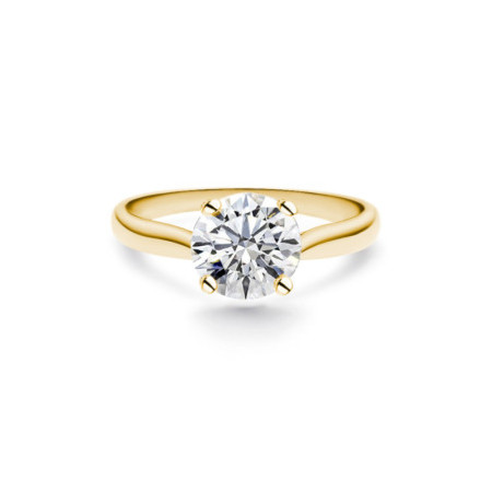 Diamond Ring 2 Ct Nicole Yellow Gold