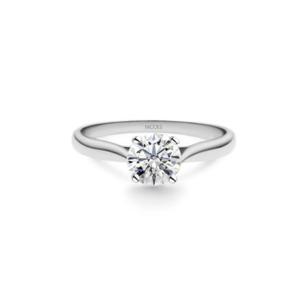 Engagement Ring 0.75 Ct Nicole Platinum