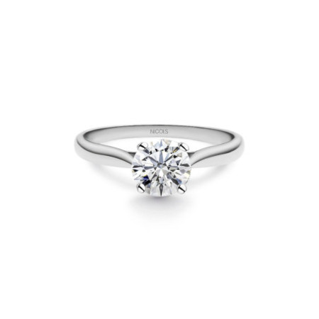 Engagement Ring 0.75 Ct Nicole Platinum