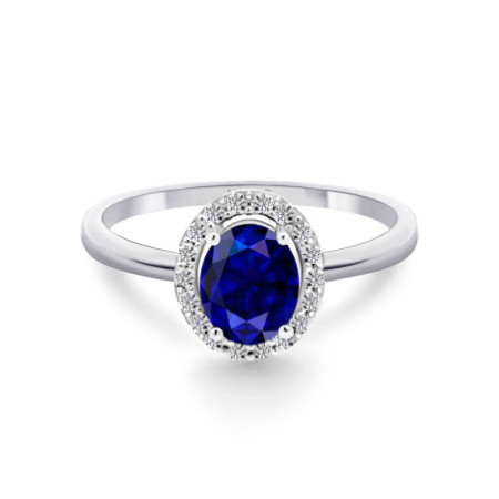 Dahlia Sunset Sapphire Ring 1.00Ct