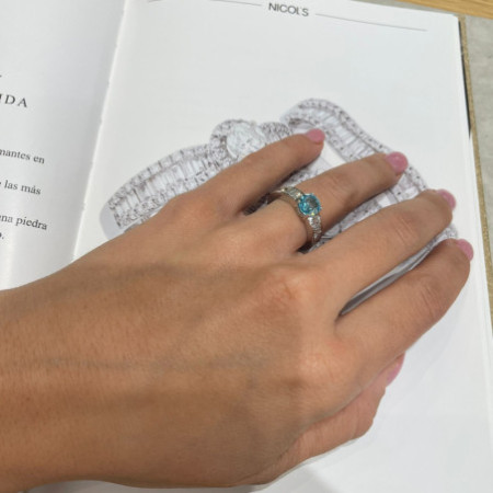 Amelie Zircon Diamond Ring